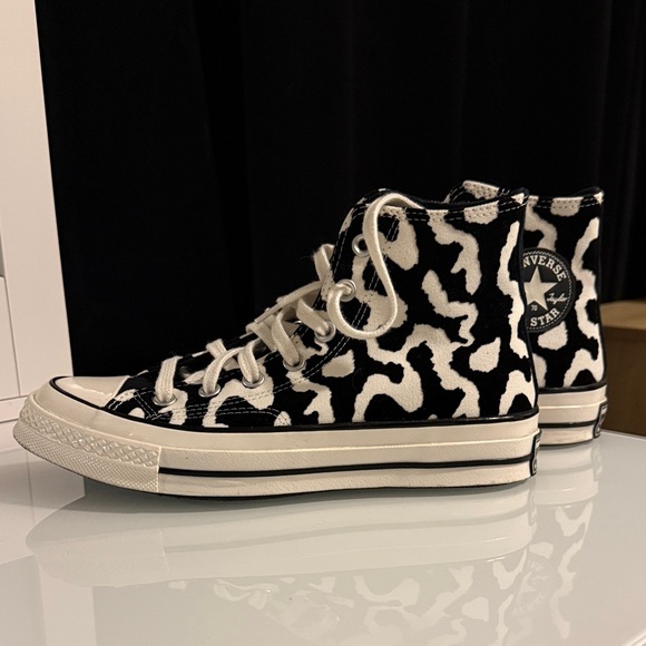 Converse Shoes - Converse Chuck Taylor 70 Hightop Women's Black and White Patterned Sneakers